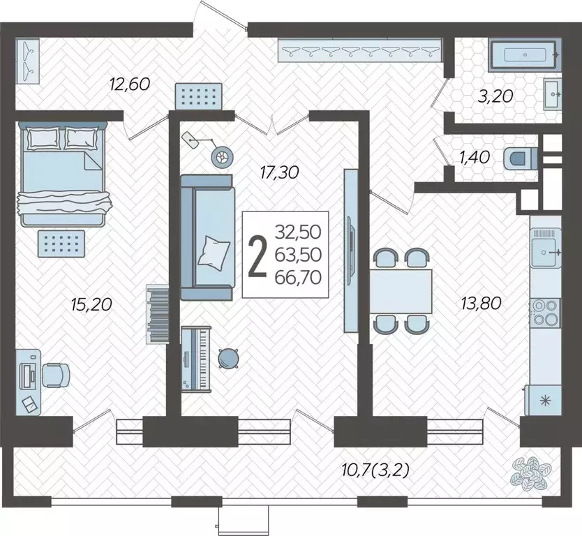 2-к кв. Краснодарский край, Краснодар 9-й километр мкр, ул. ... - Фото 0