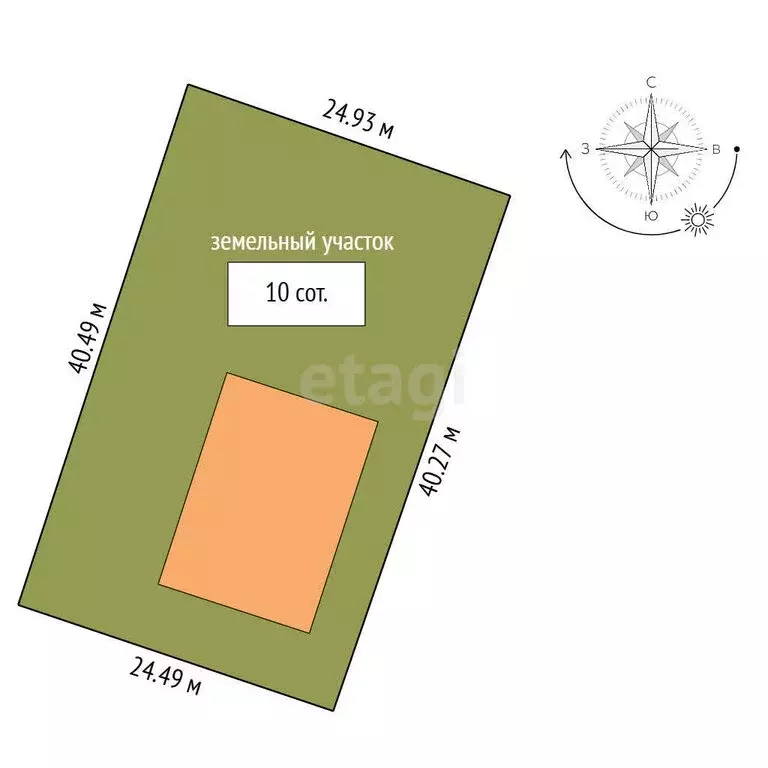 Дом в Партизанское, Озёрная улица (283.5 м) - Фото 1