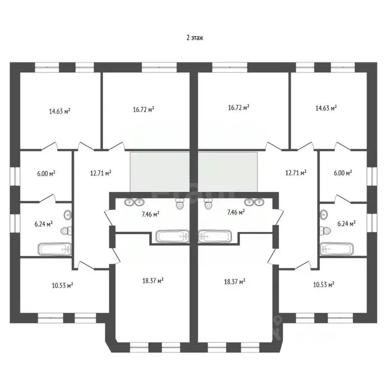 Таунхаус в Тюменская область, Тюменский муниципальный округ, д. ... - Фото 2