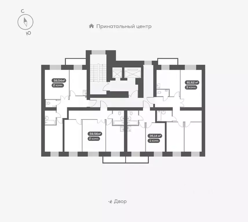 1-к кв. Красноярский край, Красноярск Академгородок мкр,  (35.14 м) - Фото 1