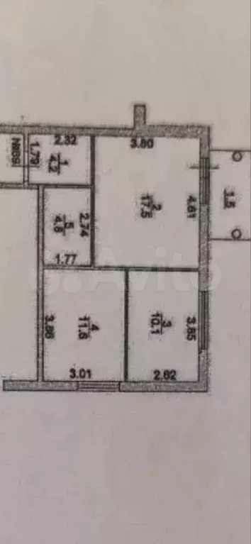 2-к. квартира, 52 м, 8/16 эт. - Фото 0