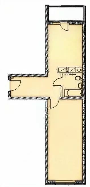 1-к кв. Иркутская область, Иркутск ул. Красноказачья, 84 (56.3 м) - Фото 2
