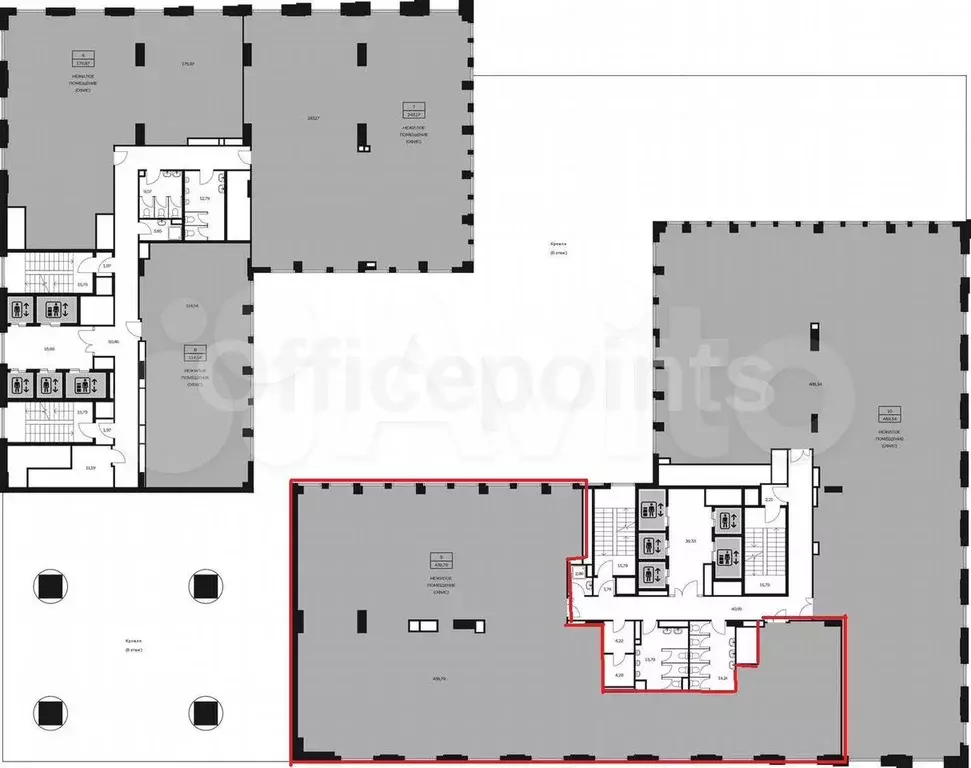 Офис 436.8 кв.м - Фото 0