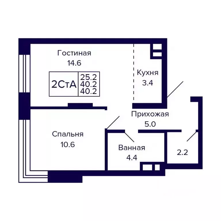 2-к кв. Новосибирская область, Новосибирск ул. Грибоедова (40.2 м) - Фото 0