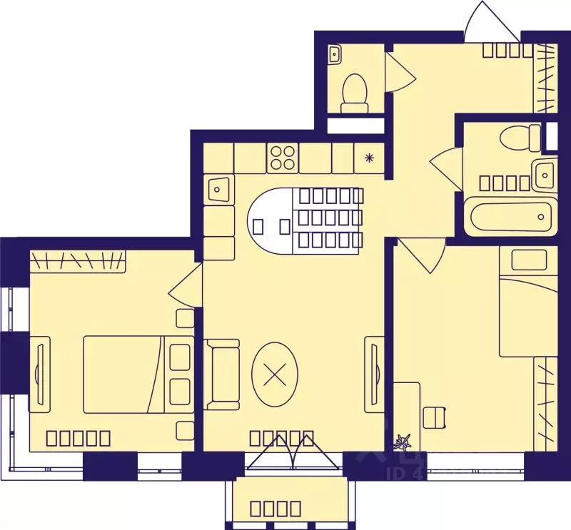 3-к кв. Московская область, Балашиха Железнодорожный мкр, Центр-2 мкр, ... - Фото 1