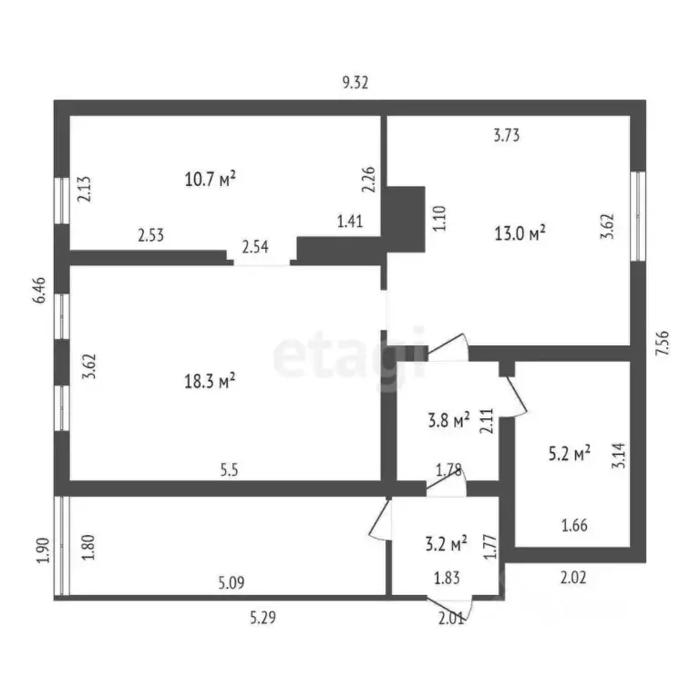 Дом в Белгородская область, Валуйский муниципальный округ, с. Яблоново ... - Фото 2