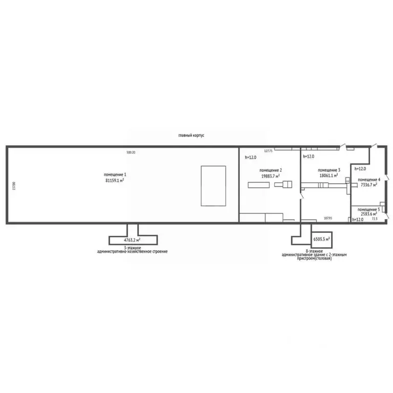 Склад в Красноярский край, Красноярск ул. Пограничников, 36с3 (2826 м) - Фото 1