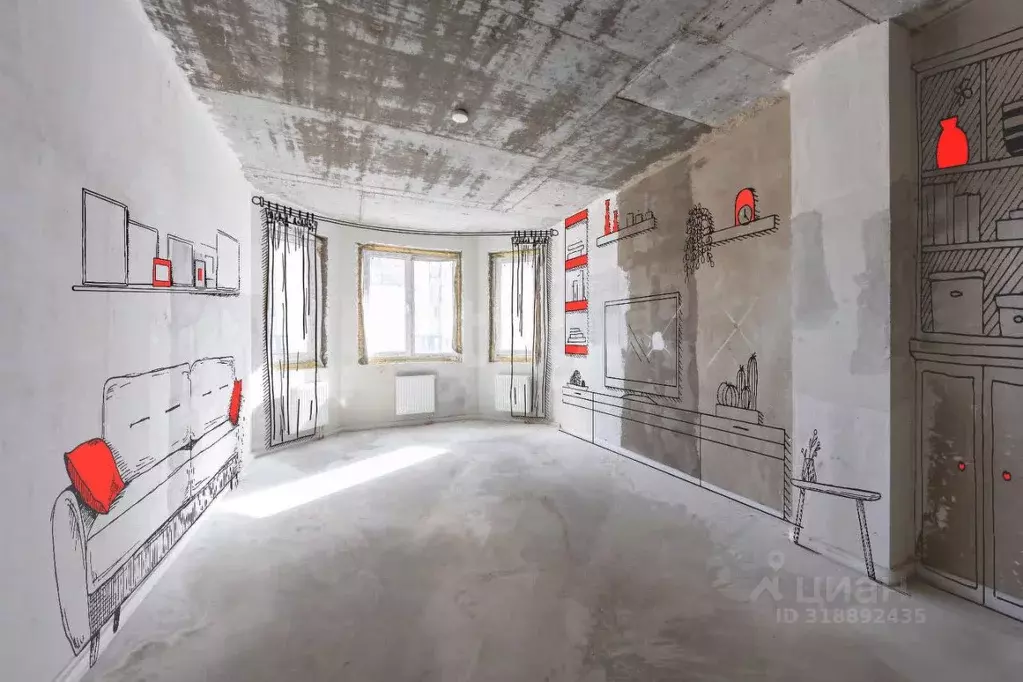 1-к кв. Хабаровский край, Хабаровск ул. Салтыкова-Щедрина, 1/1Б (47.3 ... - Фото 1