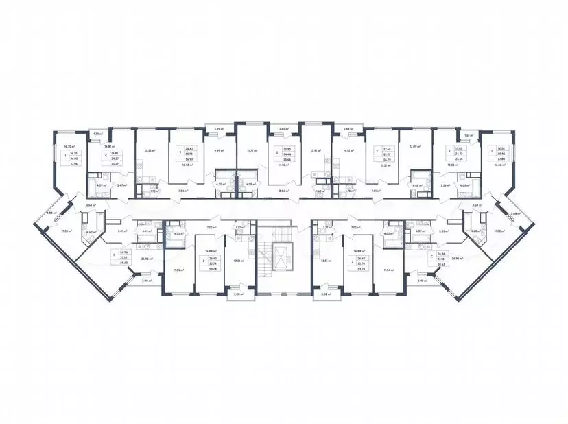 Квартира-студия, 38,6м, 4/4эт. - Фото 1