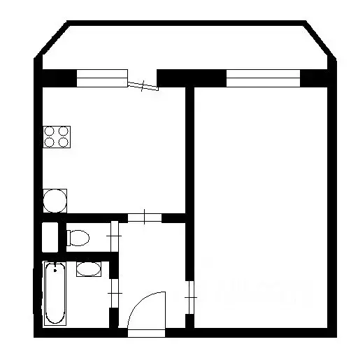 1-к кв. Санкт-Петербург Беговая ул., 9К2 (38.8 м) - Фото 1