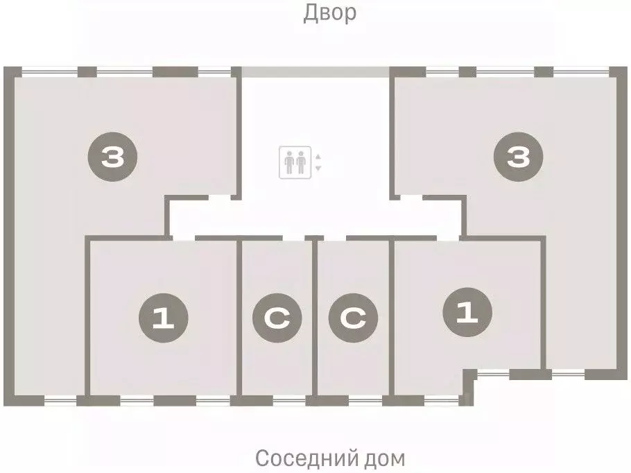 2-к кв. Новосибирская область, Новосибирск Европейский Берег мкр,  ... - Фото 1