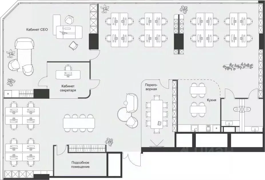 Офис в Москва 3-я Хорошевская ул., 18/2 (259 м) - Фото 2