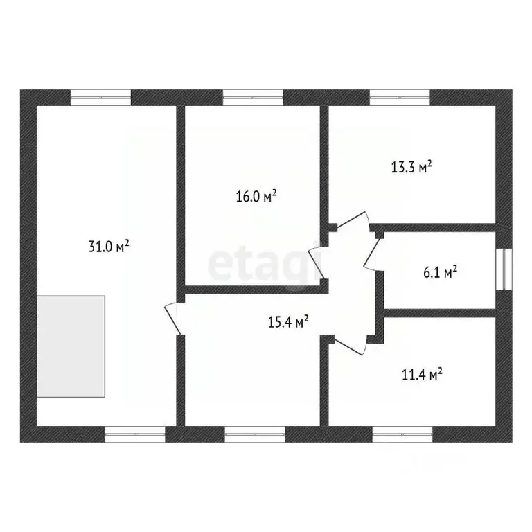 Дом в Амурская область, Благовещенский район, с. Чигири Центральная ... - Фото 1