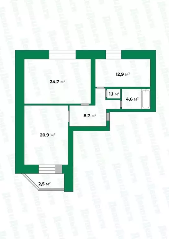 2-к кв. Кировская область, Киров Северная Набережная ул., 15к1 (72.9 ... - Фото 1