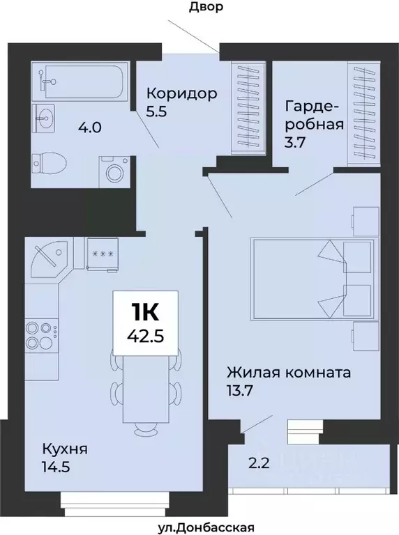 1-к кв. Свердловская область, Екатеринбург Уралмаш жилрайон, ул. ... - Фото 1