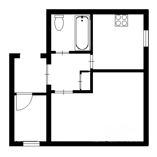 1-к кв. Воронежская область, Воронеж Иркутская ул., 27 (22.4 м) - Фото 2