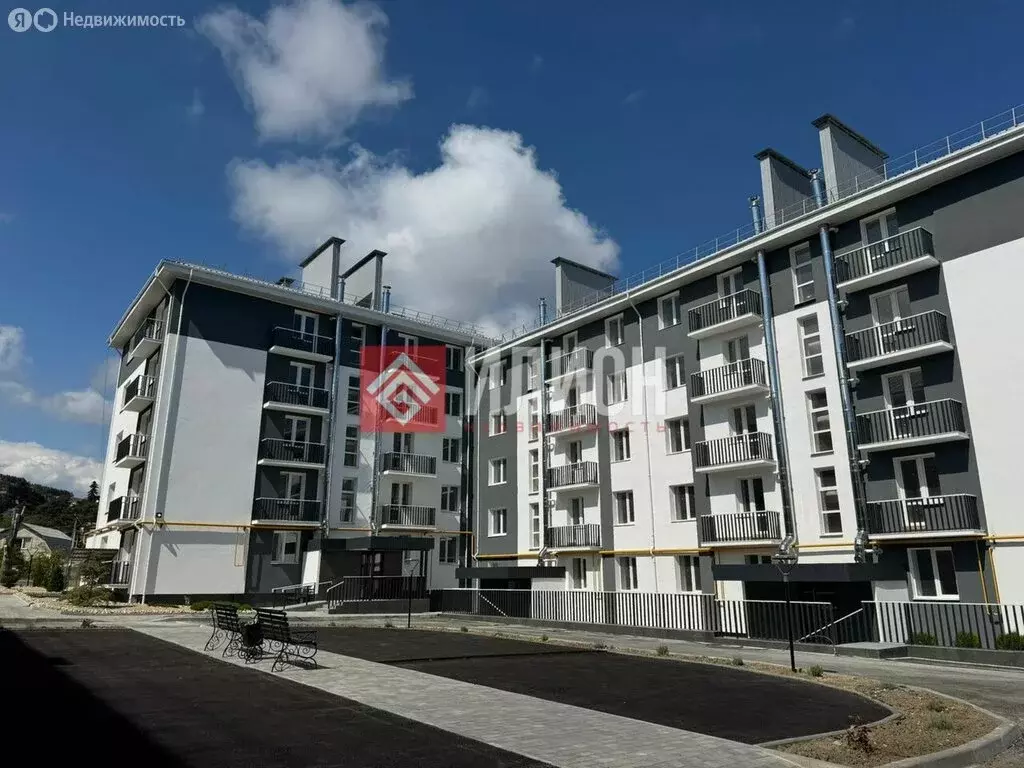 1-комнатная квартира: село Морское, Виноградная улица, 6 (33.6 м) - Фото 0