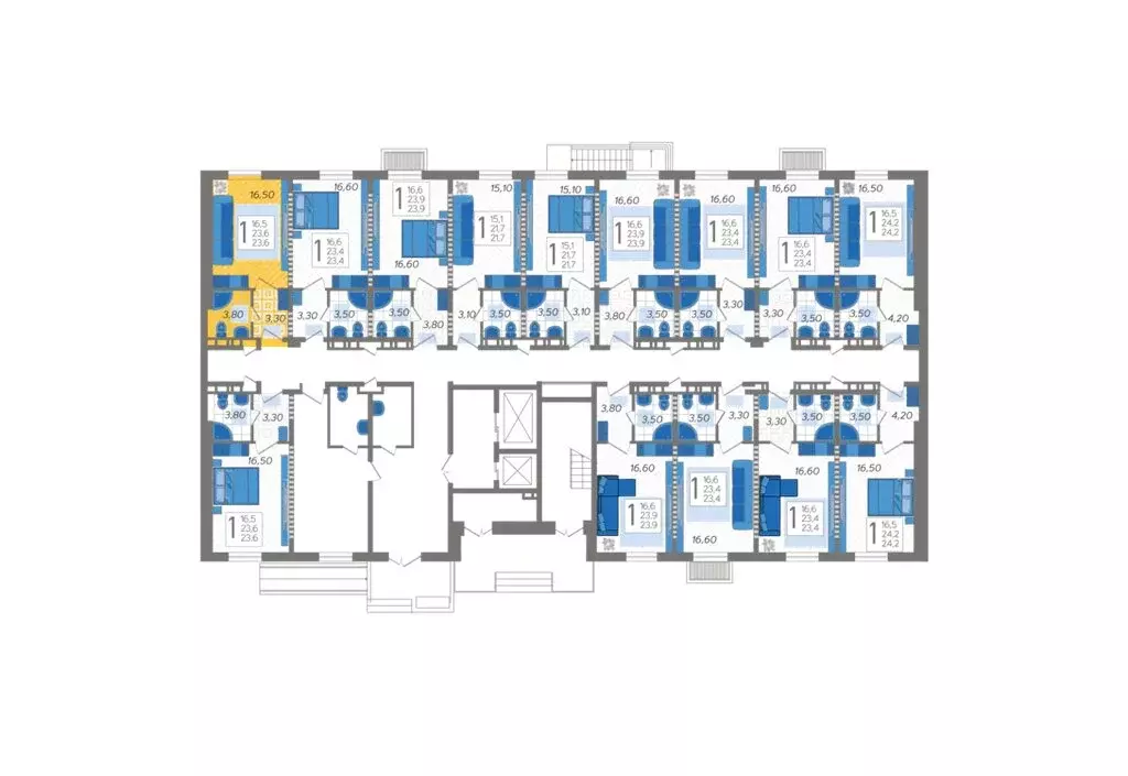 Квартира-студия: Сочи, улица Искры, 88к8 (24.3 м) - Фото 1