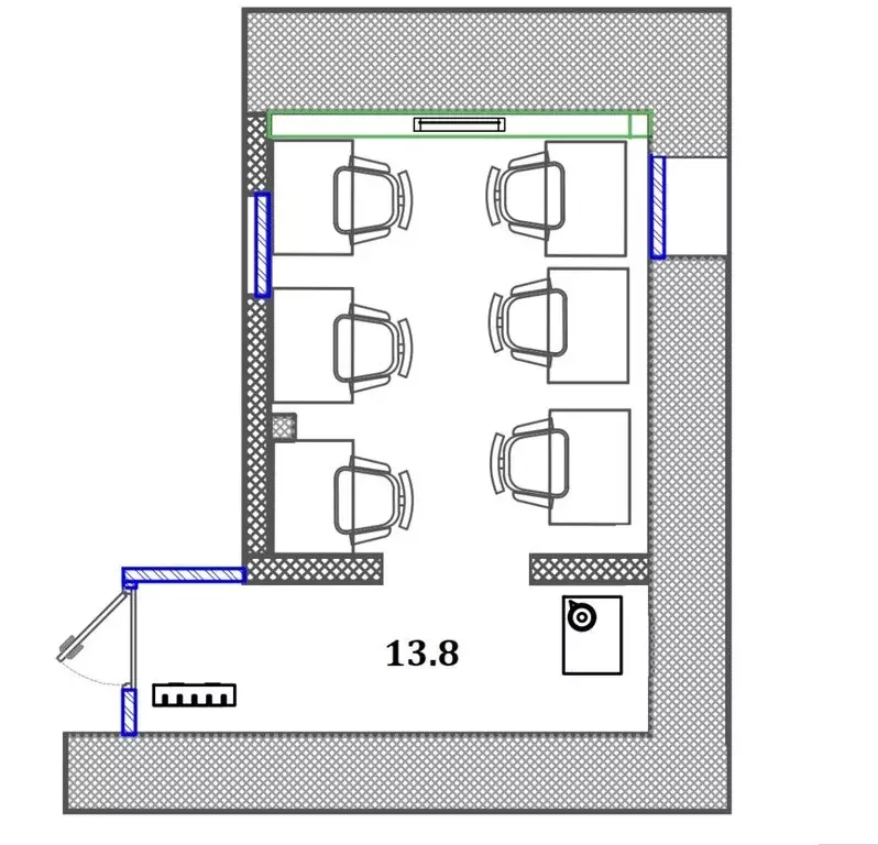 Офис (13.8 м) - Фото 2