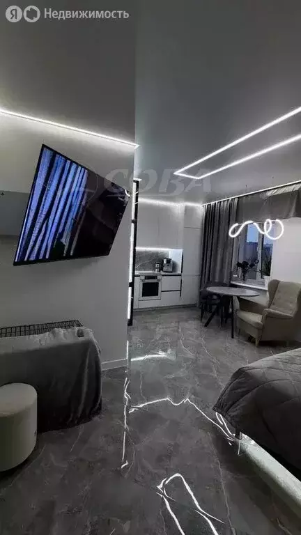 1-комнатная квартира: Тюмень, улица Московский Тракт, 161к1 (39 м) - Фото 1