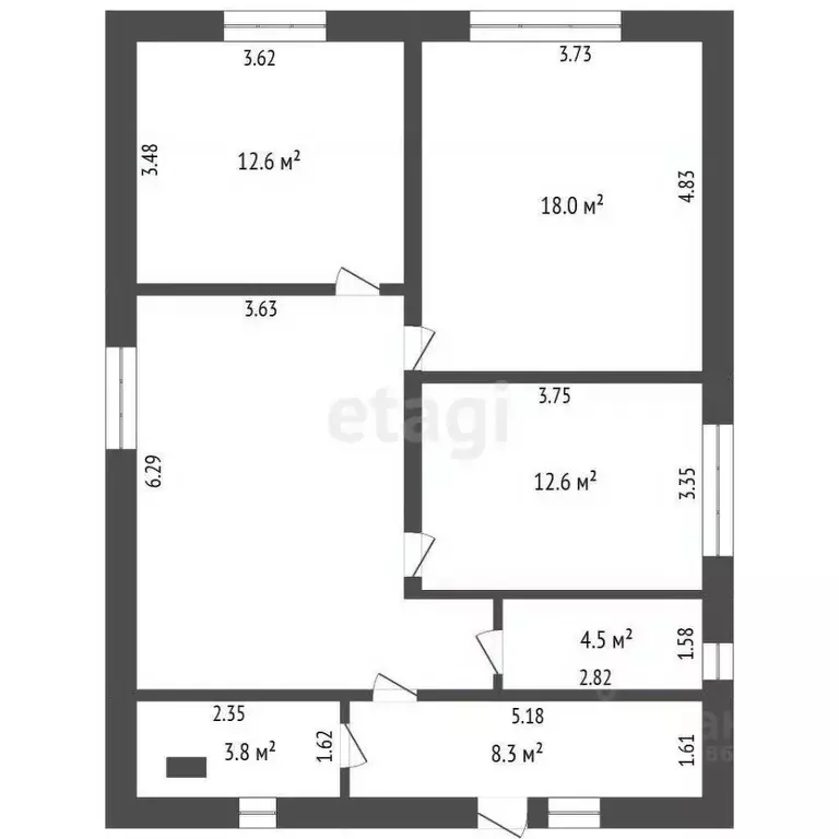 Дом в Омская область, Омск СОСН Авангард тер., 71 (87 м) - Фото 1