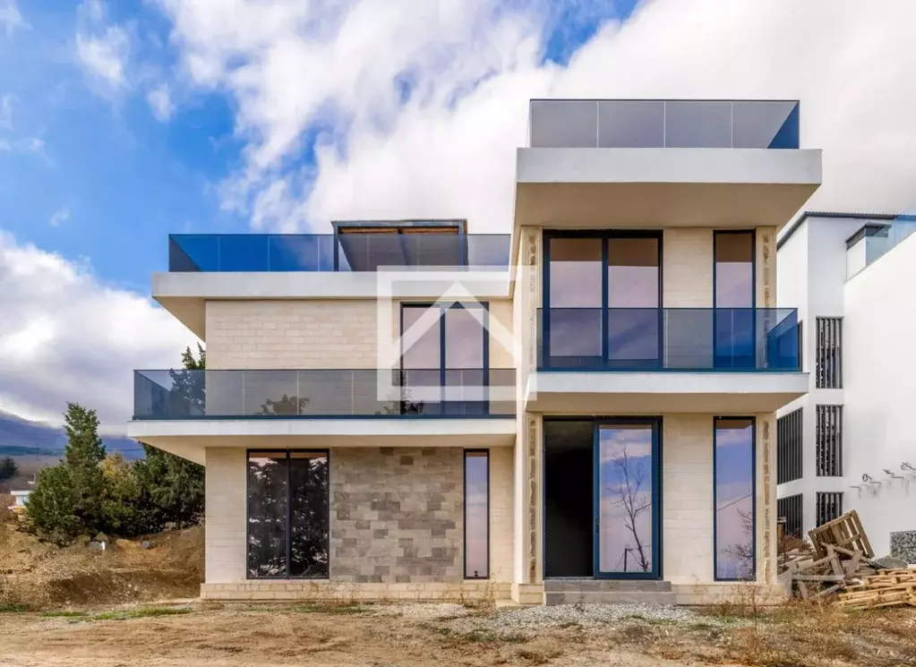 Коттедж в Крым, Алушта муниципальный округ, с. Виноградное ш. 5-й ... - Фото 1