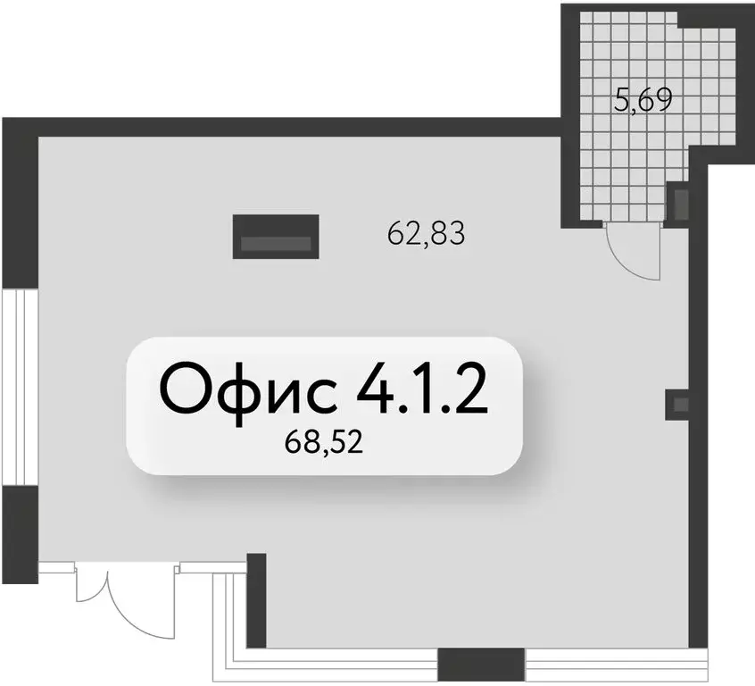 Помещение свободного назначения (68.52 м) - Фото 2
