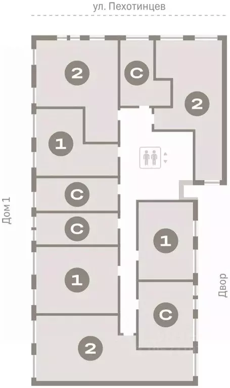 2-к кв. Свердловская область, Екатеринбург ул. Пехотинцев, 2В (80.0 м) - Фото 1