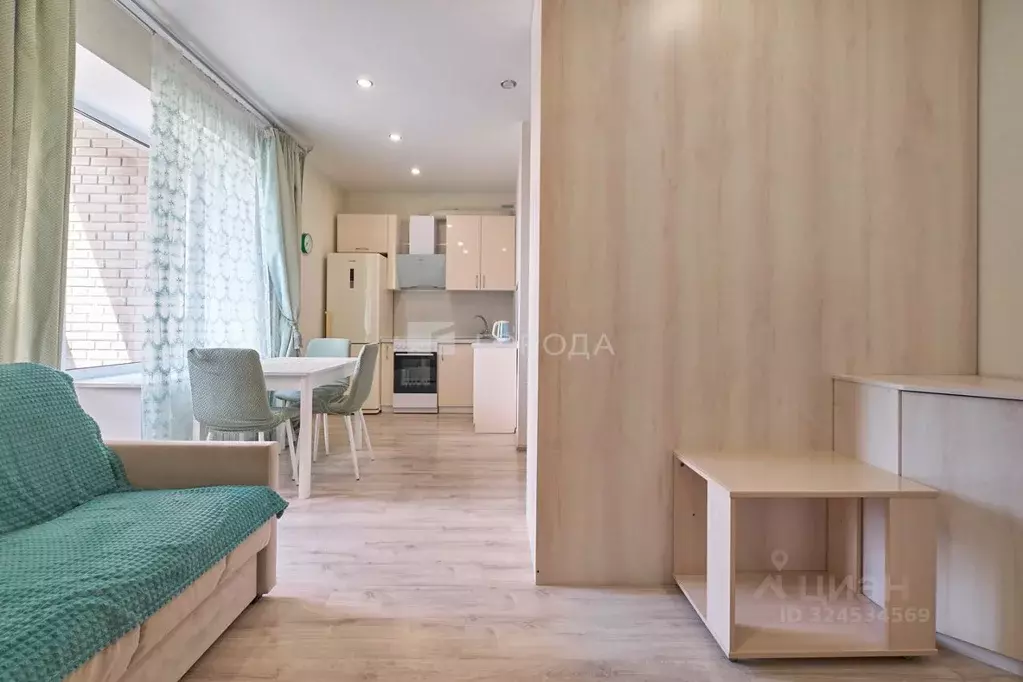 Студия Томская область, Томский район, д. Кисловка, Северный мкр ул. ... - Фото 1