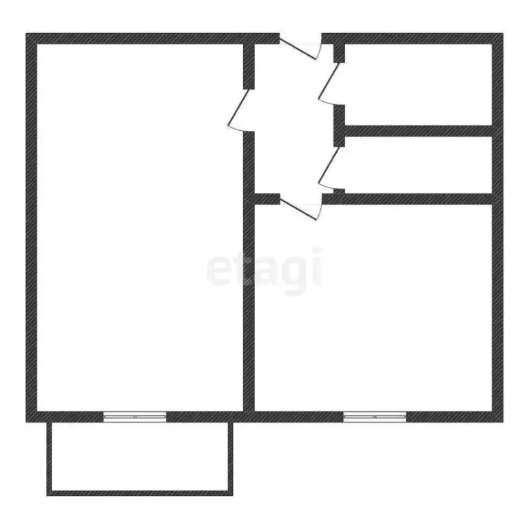 Дом в Белгородская область, Валуйки Совхозная ул., 128 (65 м) - Фото 2