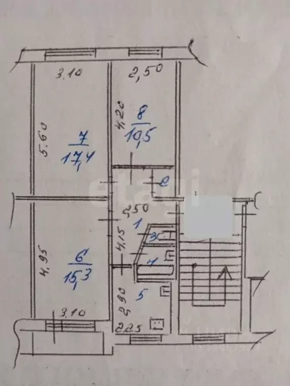 3-к кв. Иркутская область, Иркутск ул. Баумана, 186 (58.0 м) - Фото 2