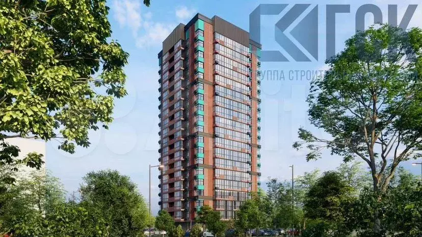 Квартира-студия, 20,7м, 7/19эт. - Фото 1