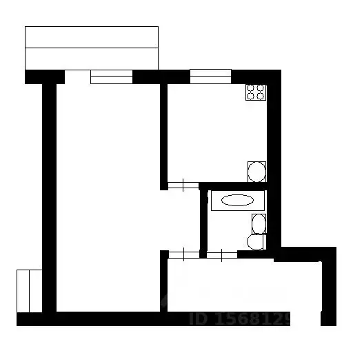 1-к кв. Коми, Ухта наб. Газовиков, 4/2 (34.8 м) - Фото 1