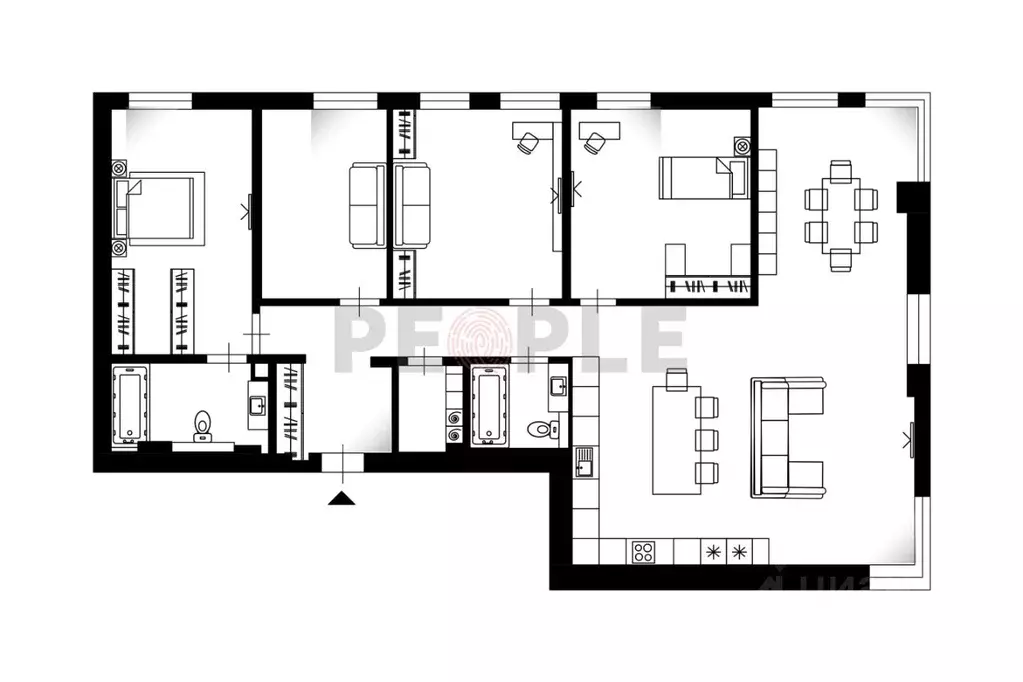 5-к кв. Москва Севастопольский просп., 22А (148.4 м) - Фото 2
