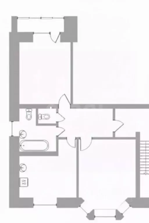 2-к кв. Новосибирская область, Бердск ул. Красная Сибирь, 106 (75.0 м) - Фото 2
