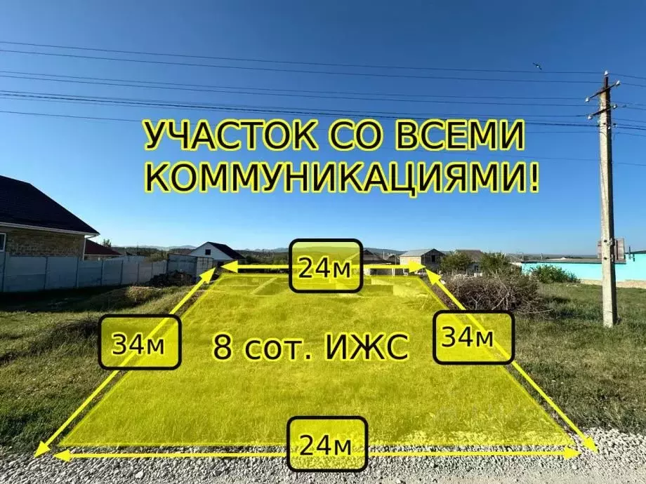 Участок в Крым, Белогорск ул. Арзу, 3 (8.0 сот.) - Фото 0