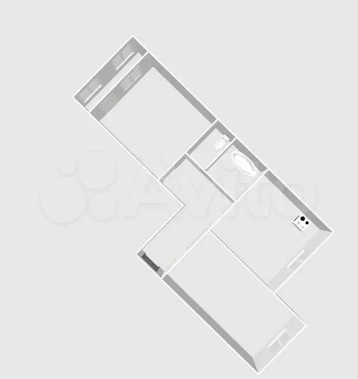 2-к. квартира, 60 м, 9/13 эт. - Фото 0