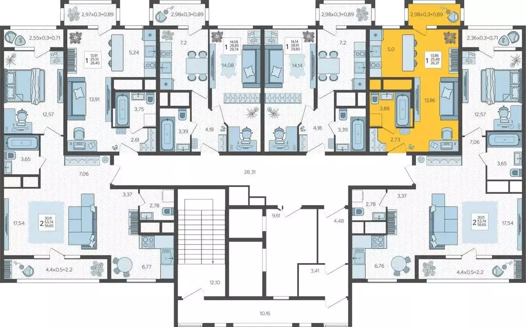 1-комнатная квартира: Краснодар, 3-я Трудовая улица, 1 (26.9 м) - Фото 0