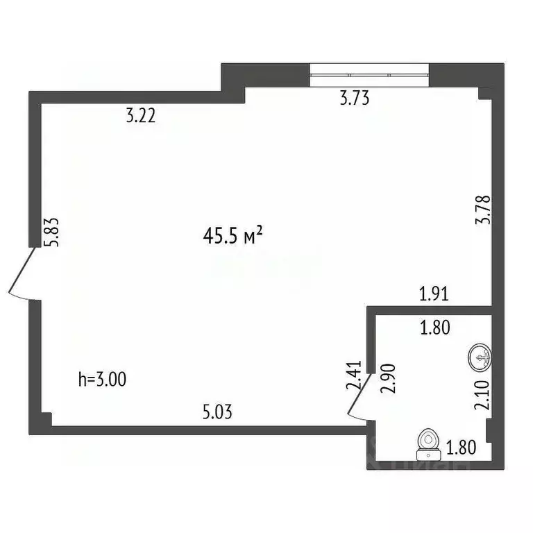 Торговая площадь в Севастополь ул. Тараса Шевченко, 49 (45 м) - Фото 2
