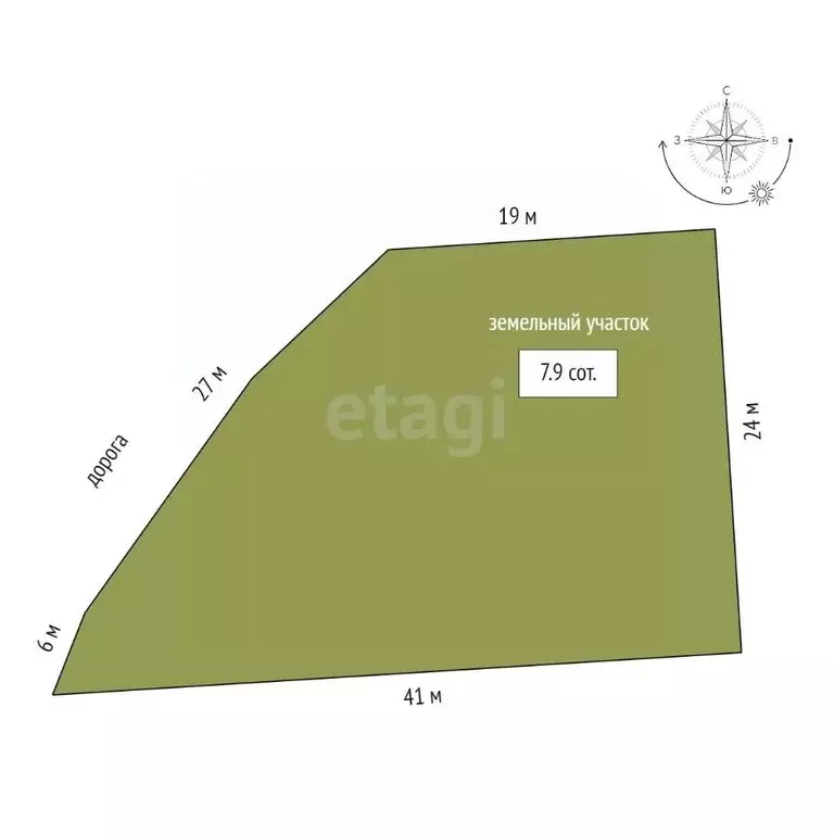 Участок в Башкортостан, Стерлитамакский район, Казадаевский сельсовет, ... - Фото 2