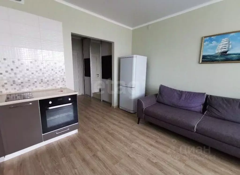 Студия Тюменская область, Тюмень ул. Мельникайте, 2к8 (24.4 м) - Фото 1