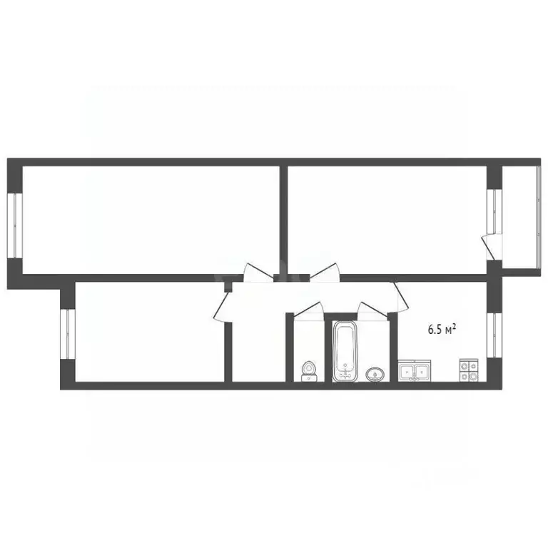 3-к кв. Костромская область, Кострома проезд 8-й Окружной, 11 (63.5 м) - Фото 2