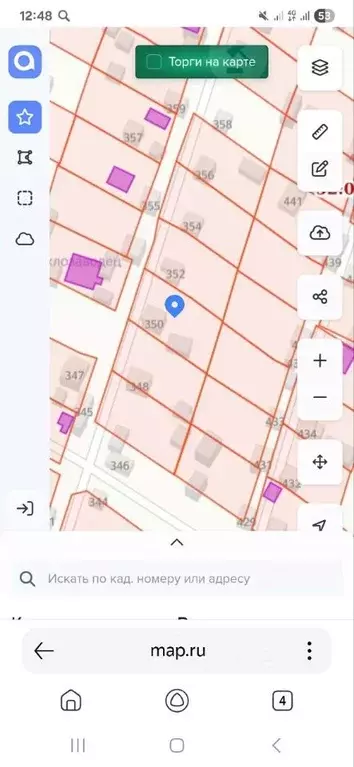 Участок в Нижегородская область, Бор Стеклозаводец СНТ, 352 (5.6 сот.) - Фото 2