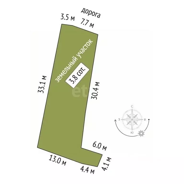 Участок в Челябинская область, Челябинск Кузнец-1 СНТ, ул. 2-я, 11Г ... - Фото 2