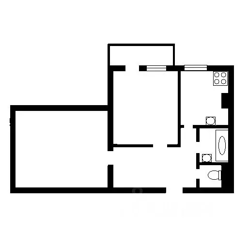 2-к кв. Санкт-Петербург просп. Косыгина, 27к1 (49.2 м) - Фото 1