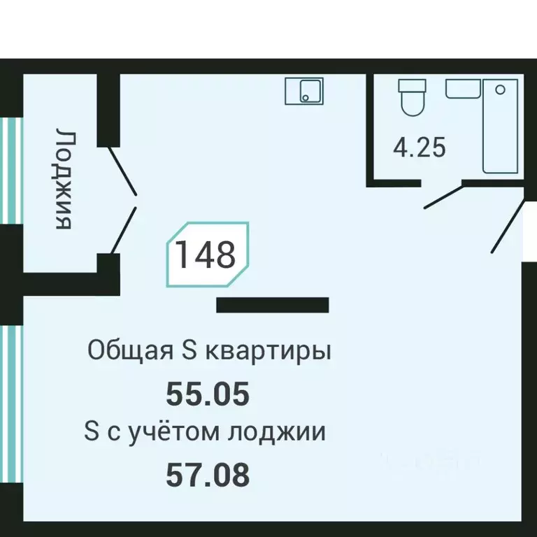 1-к кв. Приморский край, Владивосток Санаторная мкр, ул. Третья, 5В ... - Фото 0