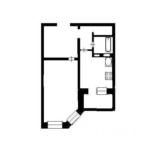 1-к кв. Санкт-Петербург ул. Маршала Казакова, 78к1 (38.0 м) - Фото 2