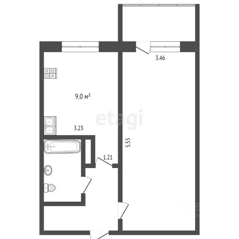 1-к кв. Мордовия, Саранск ул. Сураева-Королева, 3 (39.0 м) - Фото 0