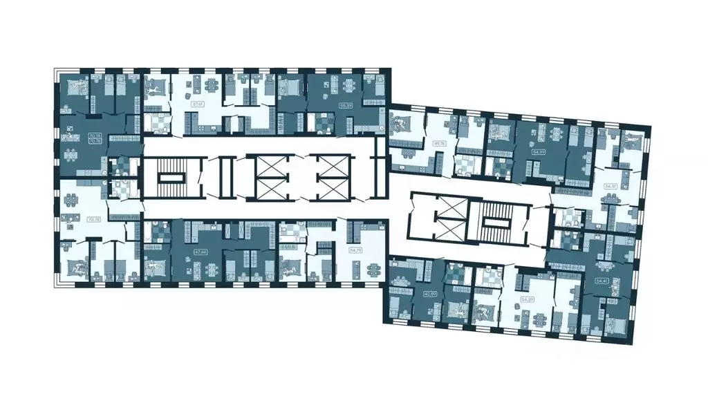 4-к кв. Приморский край, Владивосток ул. Борисенко, 100Кс1 (70.78 м) - Фото 1