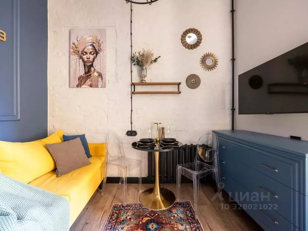 Студия Санкт-Петербург ул. Пестеля, 14 (24.0 м) - Фото 1